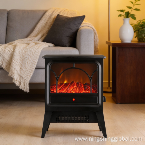 Realistic Flame Electric Fireplace Thermostat with Overheat Protection
